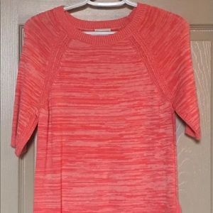 GAP short sleeve pink sweater. Size MED. NWOT
